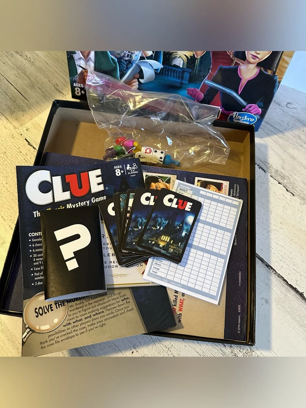 Clue Hasbro Board Game